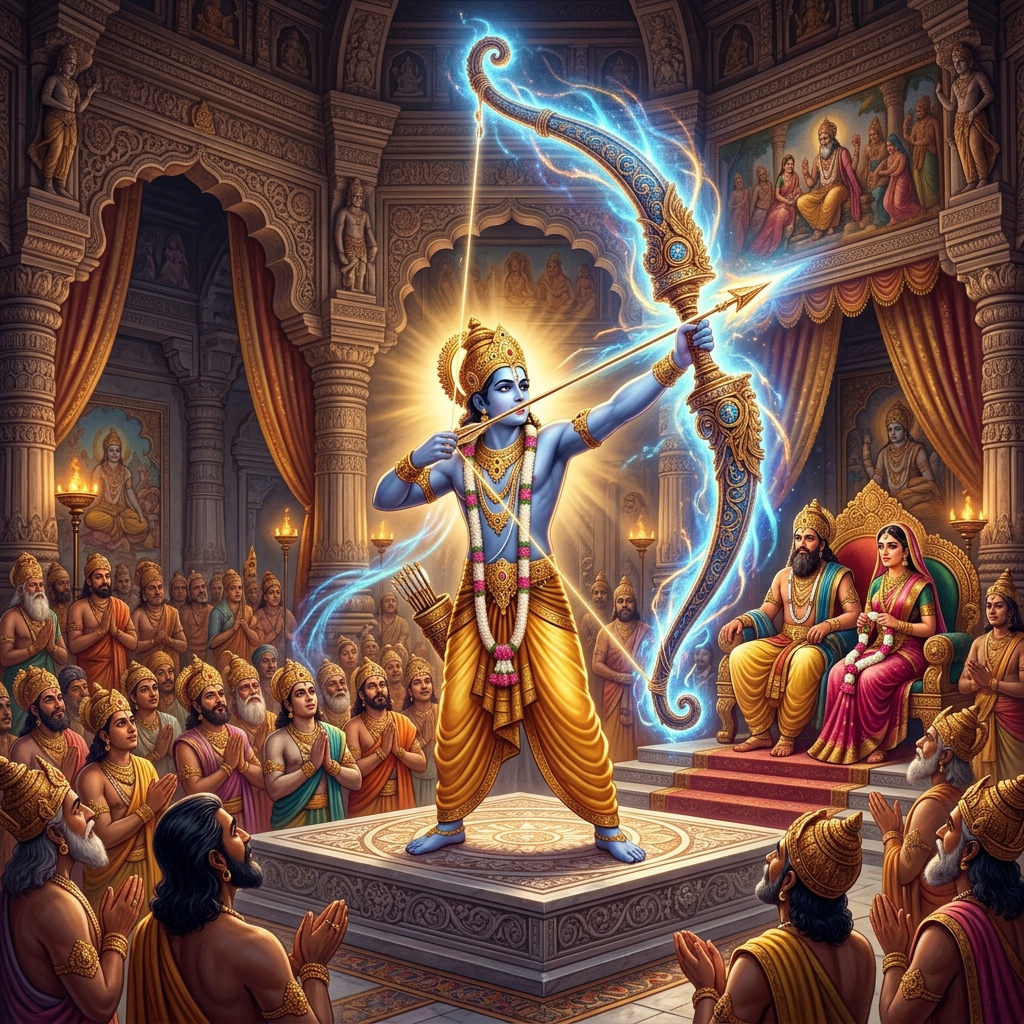 Bala Kanda - Rama lifting Shiva's Bow